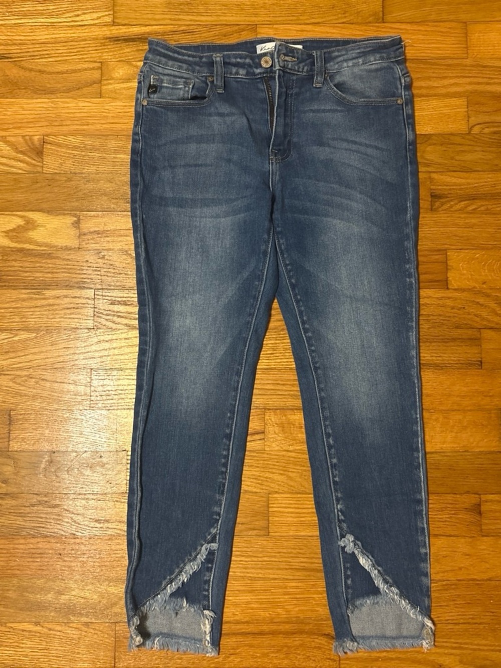 KanCan 28P Women’s Blue Distressed Skinny Jeans